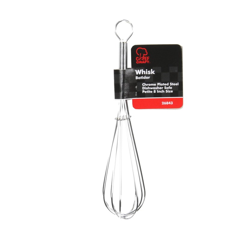 Chef Craft Classic Sturdy Whisk, 8 Inch, Chrome