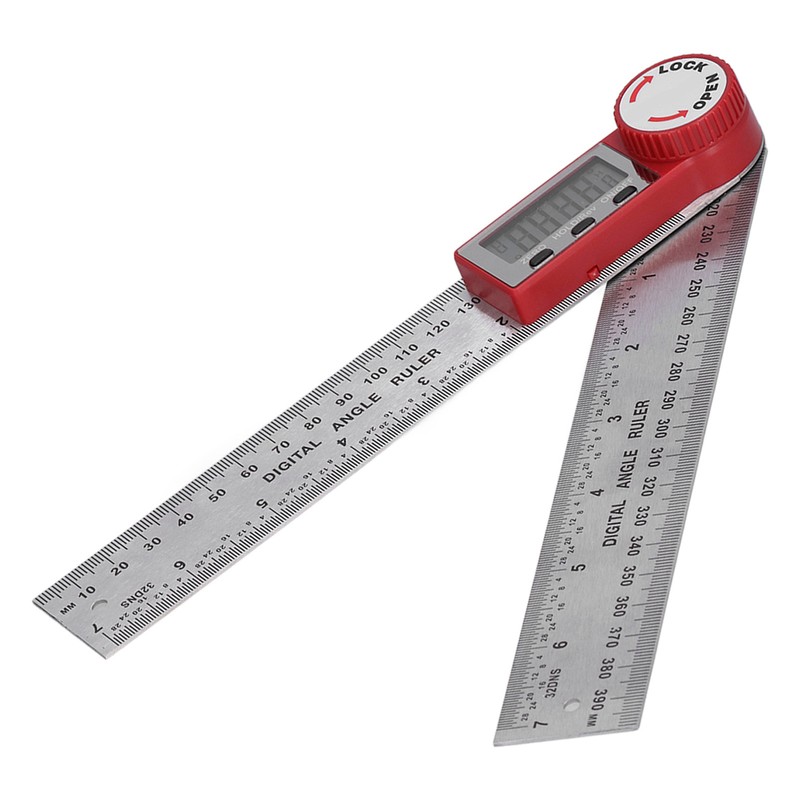 Angle Finder 360° Digital Display Durable Stainless Steel Portable Electronic