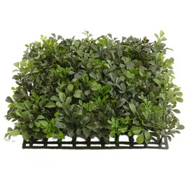 UV Resistant Real Touch Boxwood Square Panel | 12x12 | Artificial Greenery | Home Decor | Lifelike Faux Boxwood | Easy Installation