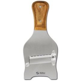Sanelli Ambrogio - Line Artufi cutter made of stainless steel. Olive handle. Ergonomic and non-slip handle. Quality control for precise cutting. Serrated edge, stainless steel.