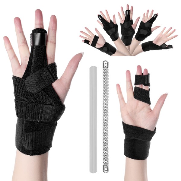 Healifty Wrist Thumb Brace Finger Splint Bag for Carpal Tunnel Arthritis Pain Relief Hand Support with Thumb Stabiliser for Tendonitis Trigger Night Support for Tendonitis