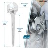 MAXPOWER Adjustable Wrench 15 inch