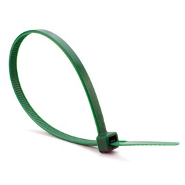 Nartel® 100 Pack of Green Cable Ties - Premium Tie Wraps - Premium Extra Strong Nylon Zip Ties (100mm x 2.5mm)