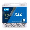 KMC X12 12-Speed Bicycle Chain 126 Links Superior Shifting Performancesize: