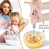Whisk, Small Mini Whisk, Stainless Steel, Semi-Automatic Whisk, Whisk for