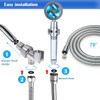 CWPW High Pressure Shower Heads, Handheld Turbo Fan Shower, Hydro