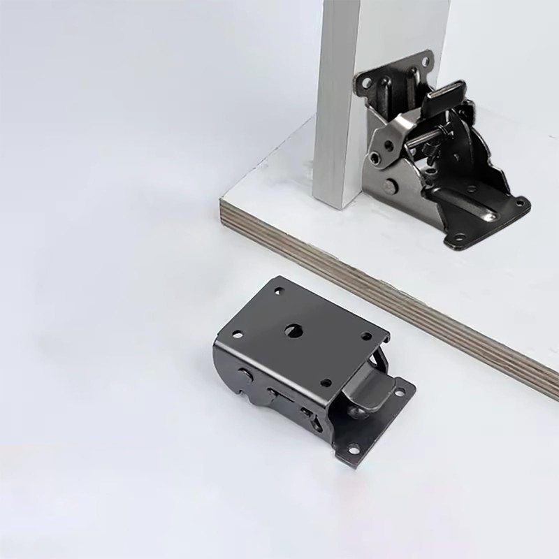 WUWEOT 8 Pack Table Leg Folding Brackets, Self-Locking Hinge Hardware