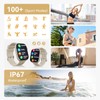 W&O Smart Watch for Android & iOS, 2.04" Touch Screen