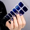 DANNI & TONI Semi Cured Gel Nail Strips Klein Blue