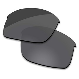 Acefrog AR Coated Polarised Replacement Lenses for Oakley Flak Jacket Sunglasses, Pitch Black - Inar Coated Polarized, Unit size