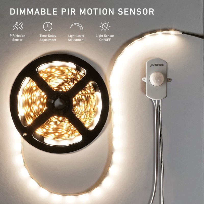 SENSKY BS010BW DC 12v to 24v 3A Mini Dimmable Pir