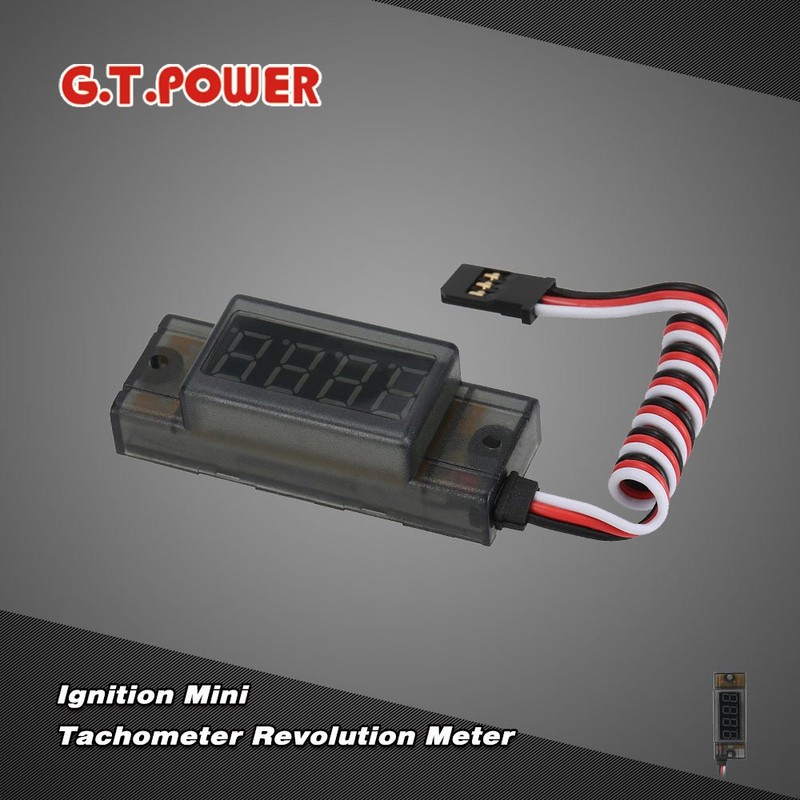 GoolRC G.T.Power Ignition Mini Tachometer Revolution Meter for RC CDI