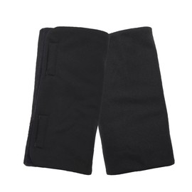 Tetote Far Infrared Leg Warmers (Roose), Velcro Wrap, Easy Size, Women's, Men's, Left and Right Set, For Calves, Cold Protection, Nursing Care, Black