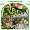 Suny Smiling 154 Pcs Mini Resin Animals Glow in The