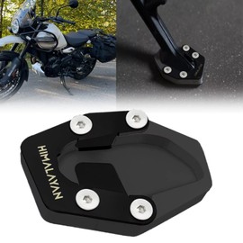 FOR HIMALAYAN450 Himalayan 450 2024 2025 Motorcycle Accessories Enlarge Kickstand Extension Plate Pad Pedals Kickstands Jiffy Stands (Black)