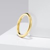 King Will GLORY 2mm 24k Gold Plated High Polished Comfort
