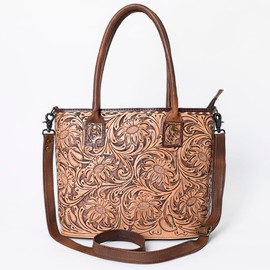 American Darling Tote Hand Tooled Genuine Leather Western Women Bag Handbag Purse | Western Tote Bag | Travel Tote Bags | College Tote Bag | Casual Tote Bag