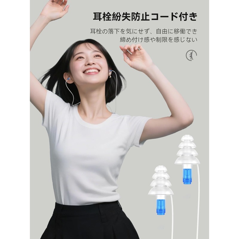 Quietide Q49 Earplugs, Airplanes Earplugs, Air Pressure Adjustment, Adjustable Function,
