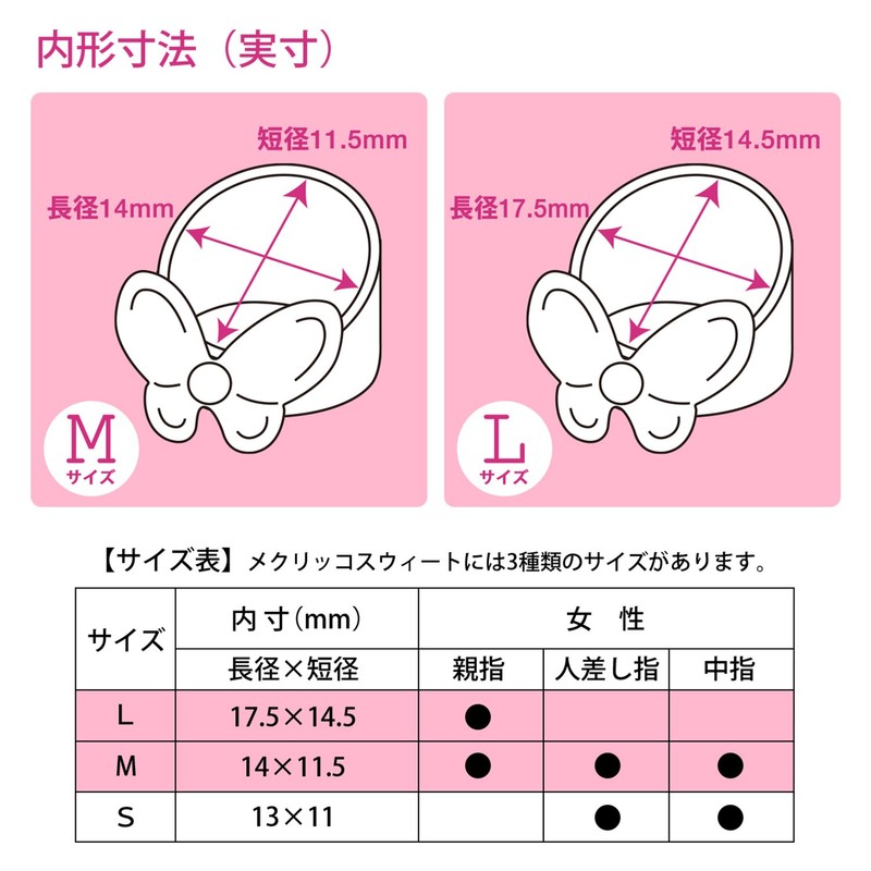 PLUS Finger Sack Mecricco Sweet Garden M + L Size