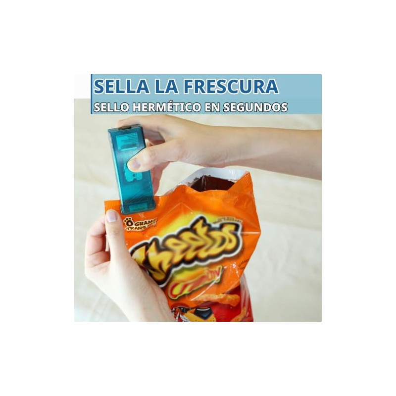 iTouchless Bag Re-Sealer BR001U Sellador de bolsas, paquete de 2