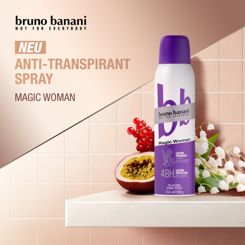 bruno banani Antiperspirant Magic Woman 150 ml
