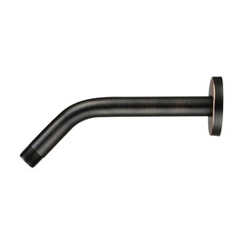 Purelux Shower Arm 8 Inches Universal Replacement Made of Stainless Steel, Oil Rubbed Bronze Finish Flange Included