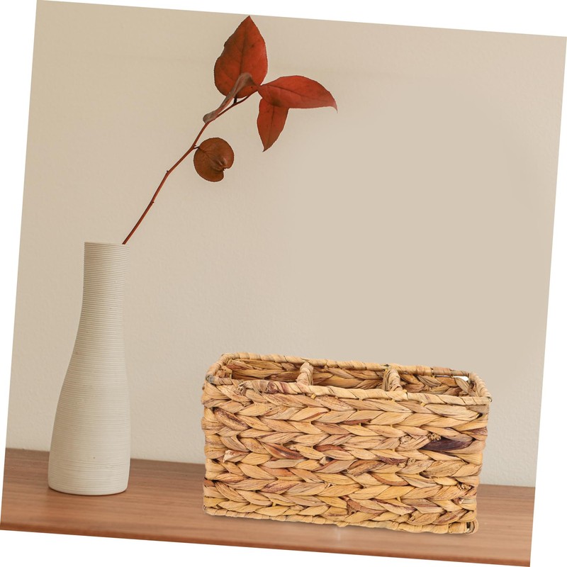 ULTECHNOVO Multi Grid Woven Storage Basket Organizer for Bathroom Home