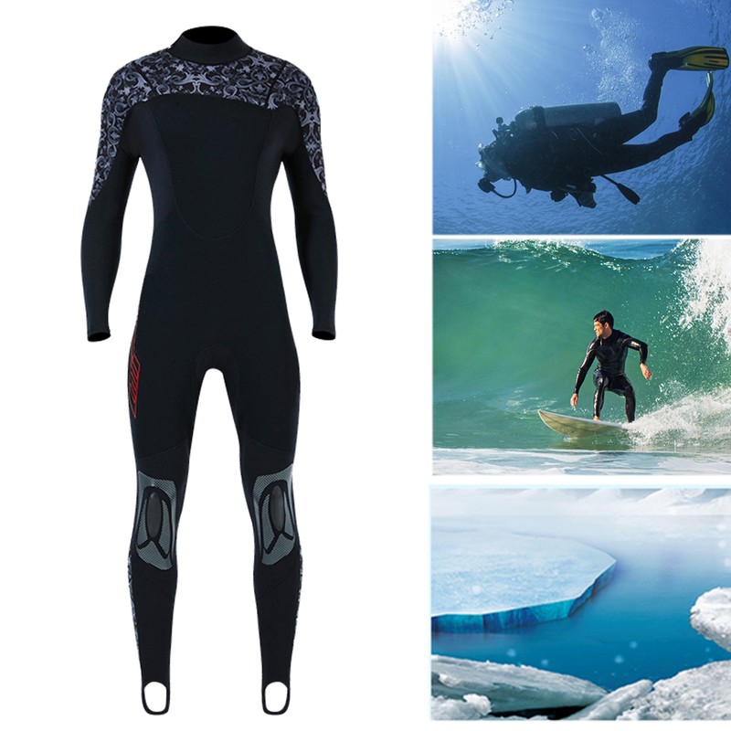 3MM Diving One Piece Swimsuit Long Sleeve Equipment for Snorkeling