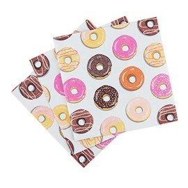 CakeWalk 4973 Donut Cocktail Napkin by (Pack of 12)