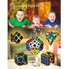 ROXENDA Rubik's Cube Set Carbon Fibre 2 x 2 3