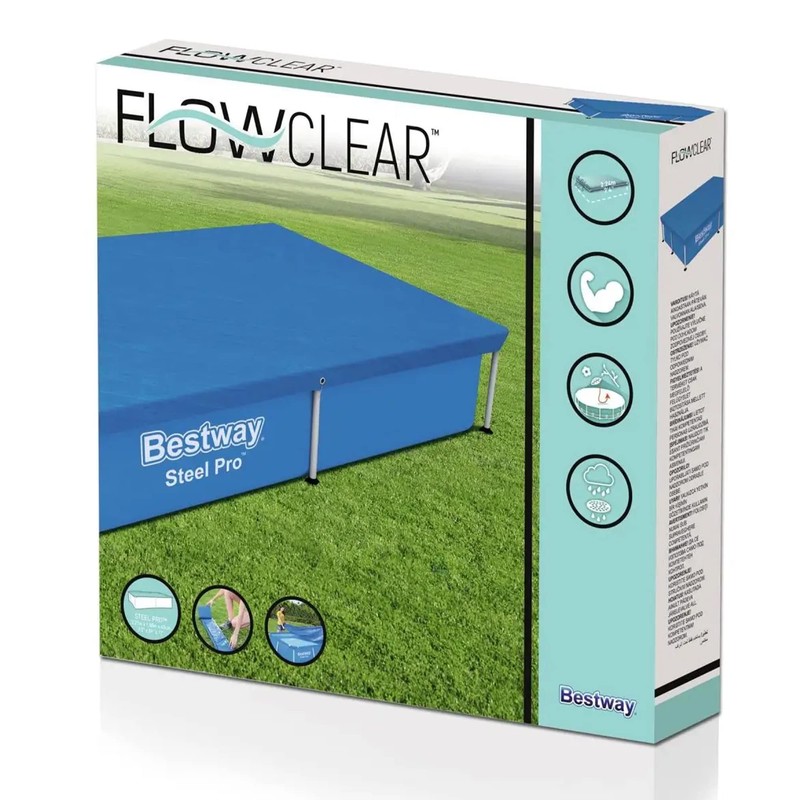 Bestway® 7'3" x 59"/2.21m x 1.50m Rectangle Pool Cover