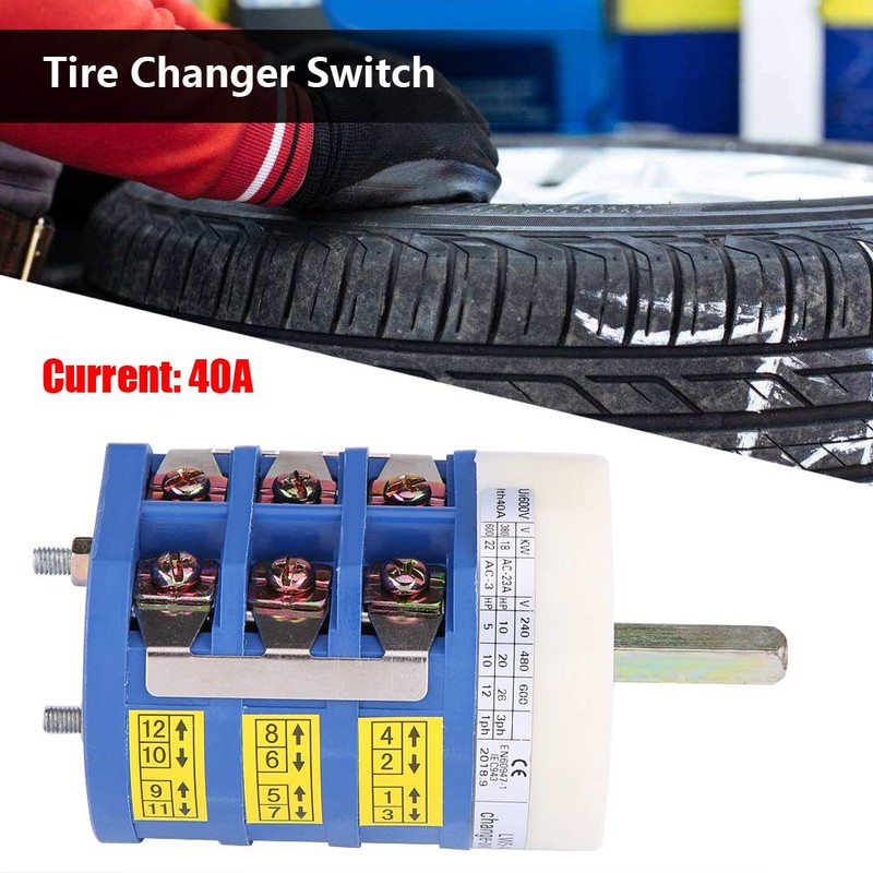240V/480V/500V 40A Tire Changer Machine Motor Forward Reverse Switch Heavy