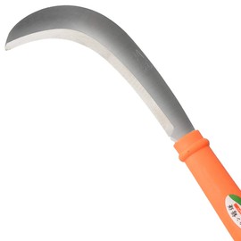 Clearing Sickle,Weeding Sickle,Grass Sickle Thickened Weeding Machete Cleaning Carbon Steel Blade Curved Machete, Professional Harvesting, Agriculture, Livestock, Reclamation Wasteland (16.9 in5 in)