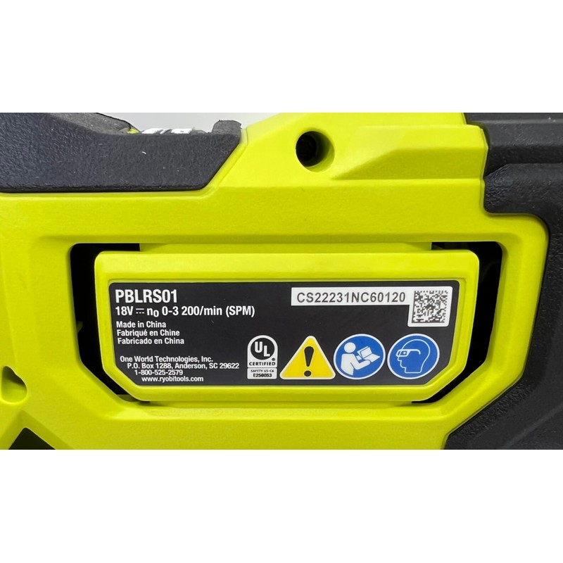 RYOBI ONE+ HP 18V Brushless Cordless Reciprocating Saw (Tool Only)