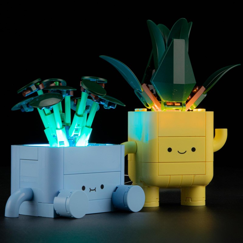 YEABRICKS LED Light for 10349 Botanical Happy Plants Building Blocks
