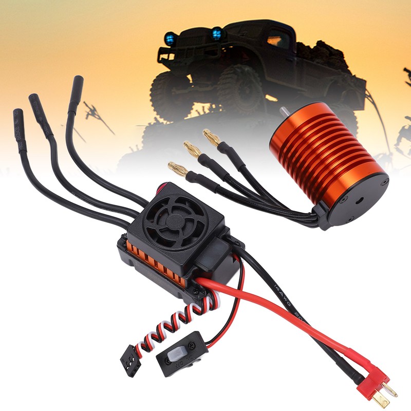 F540 4370KV RC Brushless Motor 60A ESC Waterproof T Plug
