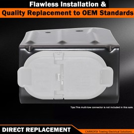 CARROFIX Mounting Bracket for Multi-Tow Trailer Connector Compatible with Ford Trucks OEM Replacement BU5Z-14A541-A