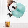 Moanyt - Tetera de té silbante para estufa, tetera de