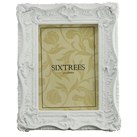 Chelsea Swept White Photo Frame 5x7