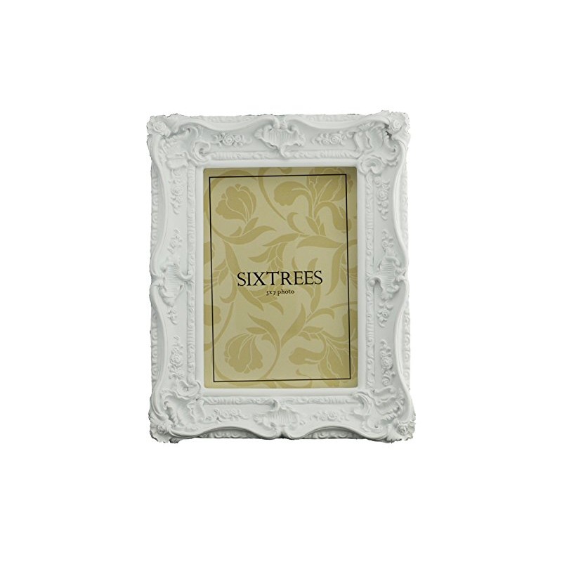 Chelsea Swept White Photo Frame 5x7