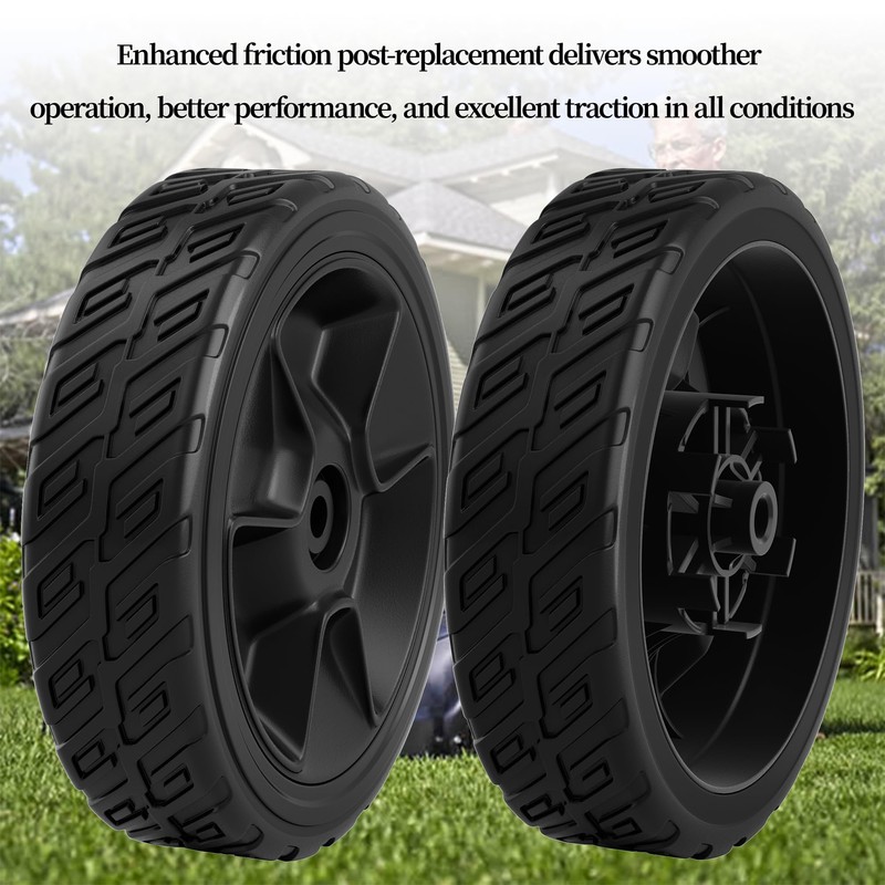 44710-VR8-N00ZA Lawn Mower Front Wheels Kit Compatible with Honda HRN216