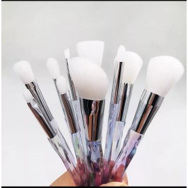 Diamond Makeup Brush Set Diamond 10 Piece