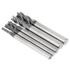 FTVOGUE 5pcs 4-Flute Drill, Milling Tools Milling Cutter End Mills