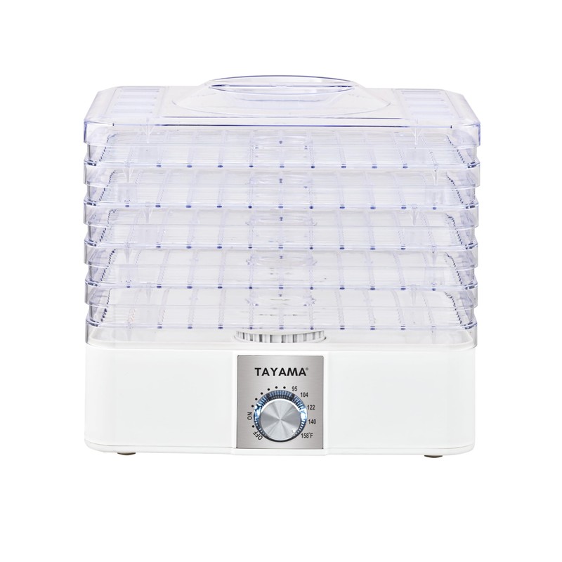 Tayama 5-Tray Stackable Clear Food Dehydrator