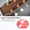 6 PCS Tuner Buttons Guitar Machine Head Semicircle Tuning Peg