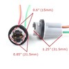 iJDMTOY 912 920 921 T15 Nylon Base Socket/Base w/Pigtail Wiring