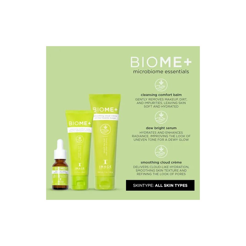 Image Skincare, Biome+ Dew Bright Serum, Suero Facial Respet