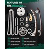 SCITOO Timing Chain Kit fits for Pontiac VIBE 2.0L 2.4L