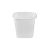 Rubbermaid Vanity Trash Can/Wastebasket, 1.5-Gallons/6-Quarts, White, for Under Counter/Kitchen/Office/Bedroom/Bathroom