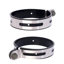 Minho 2 Piece Universal Motorcycle Exhaust Bracket Clip Hardware Bracket Exhaust Clamp Exhaust Bracket Hanger Inner 4.5"
